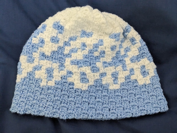 Completed hat